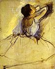 Edgar Degas Canvas Paintings - Dancer